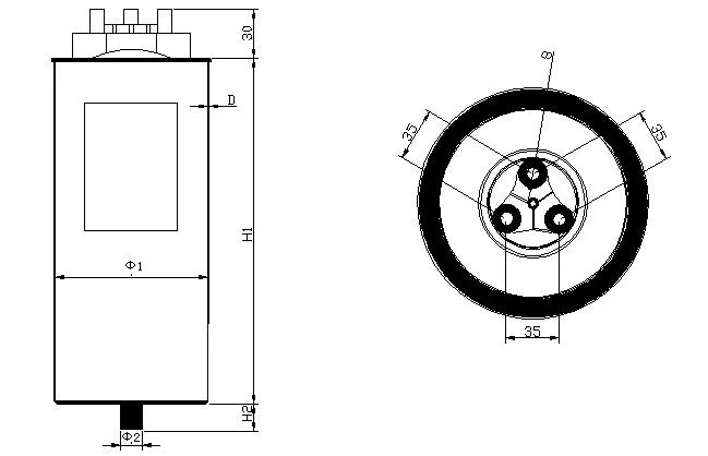 Film Capacitor Power Factor Corrective Capacitor