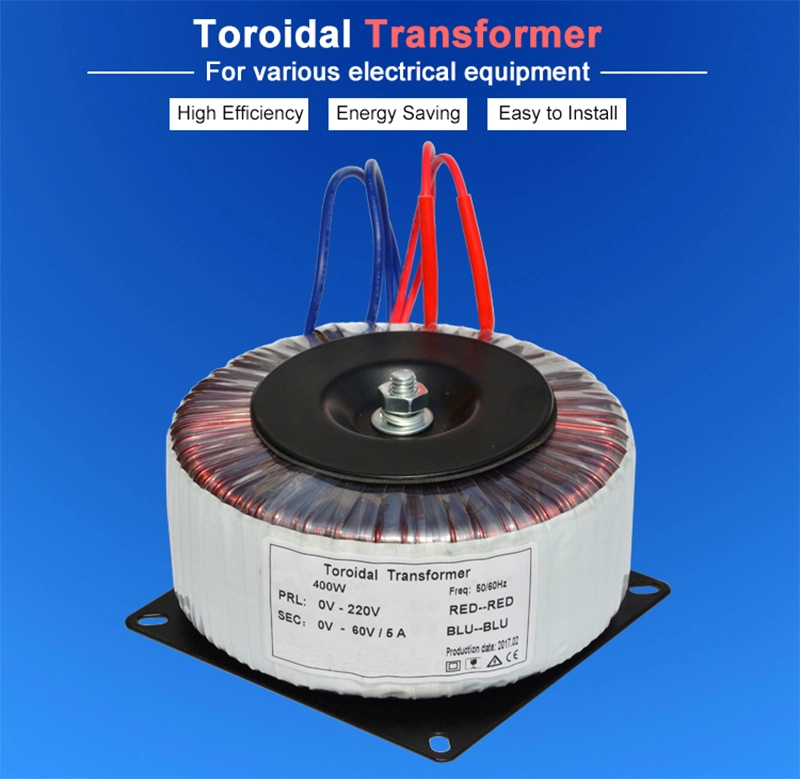 100W 120W 160W 200W 250W 300W 450W Electrical Step up Down Power Transformer Toroidal Transformer China Factory