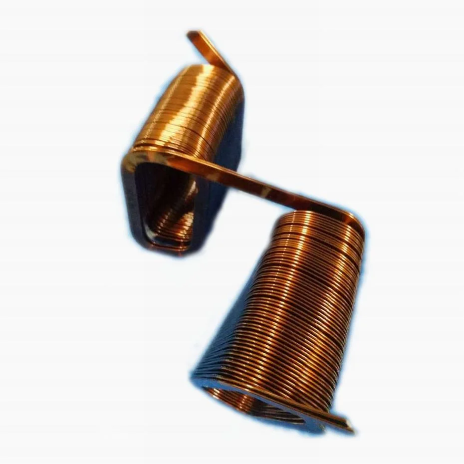 Flat Inductive Copper Wire Air Core Choke Coil Magnetic Flat Copper Coil for New Energy/Photovoltaic/Telecommunication Industry