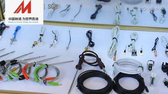 Mf52D Ntc Negativtemperatur 103f3950 Thermistor mit Leitung paralleler Länge PVC-Leitung Kleiner schwarzer Epoxidharz-Kopf-Endstück-Tauchzinn-Temperatursensor