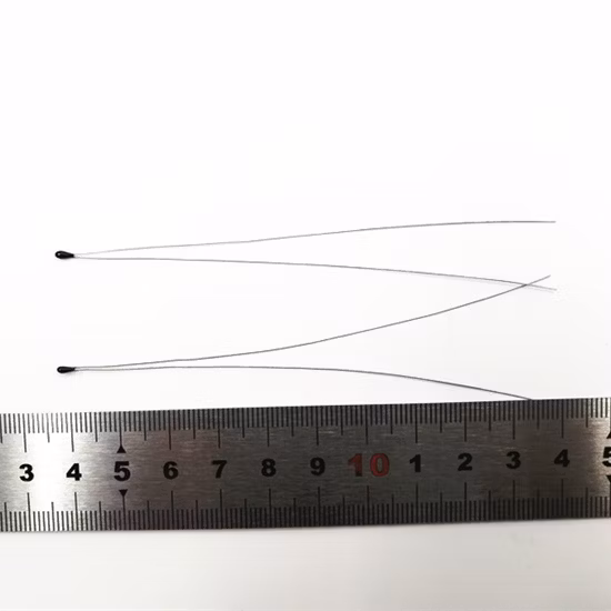 Hochpräziser 5K10K100K3950 1 % NTC-Epoxidharz-Thermistor mit kleinem Mitesser Mf52